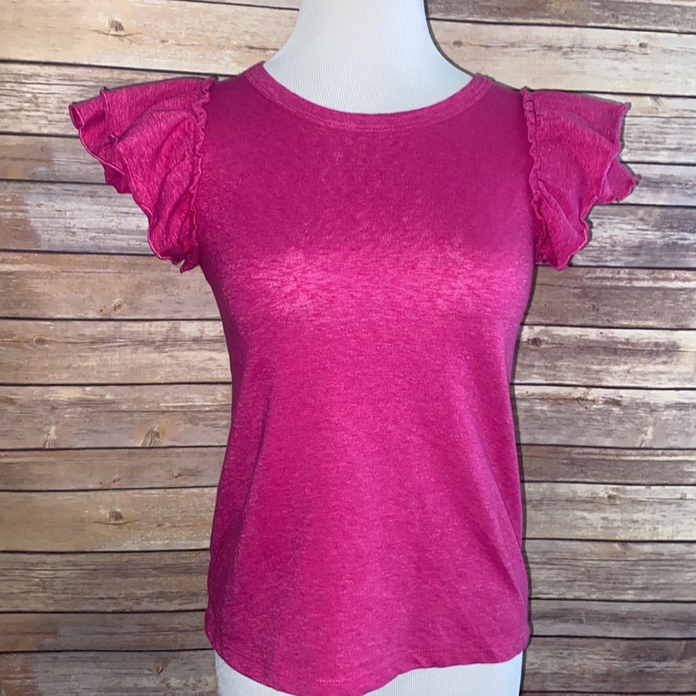 🎈Sale🎈Loft Ruffle Detailed Sleeve Top - Picture 2 of 6